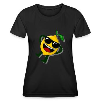 Lemon relaxed lemons - Women's Functional T-Shirt - black - Front - AI Model Female 172 light (172cm)