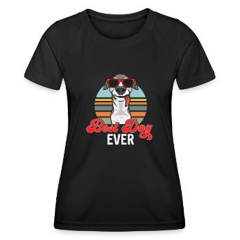 Italian Greyhound Greyhound Dogs - Women's Functional T-Shirt - black - Front - AI Model Female 172 light (172cm)