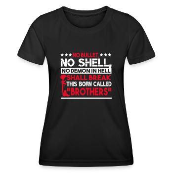 Veteran No Bullets No Shell No Demon In Hell - Women's Functional T-Shirt - black - Front - AI Model Female 172 light (172cm)