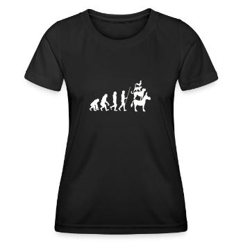 Bremen Town Musicians - Frauen Funktions-T-Shirt - Schwarz - Vorne - AI Model Female 172 light (172cm)