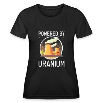 Kernenergie Spruch für Kernenergie - Frauen Funktions-T-Shirt - Schwarz - Vorne - AI Model Female 172 light (172cm)