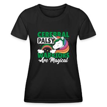 Cerebral Palsy Warriors Are Magical Cerebral - Women's Functional T-Shirt - black - Front - AI Model Female 172 light (172cm)
