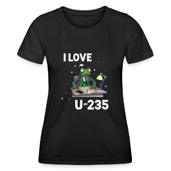 Kernenergie Spruch für Kernenergie - Frauen Funktions-T-Shirt - Schwarz - Vorne - AI Model Female 172 light (172cm)