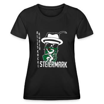 Steiermark Österreich - Frauen Funktions-T-Shirt - Schwarz - Vorne - AI Model Female 172 light (172cm)