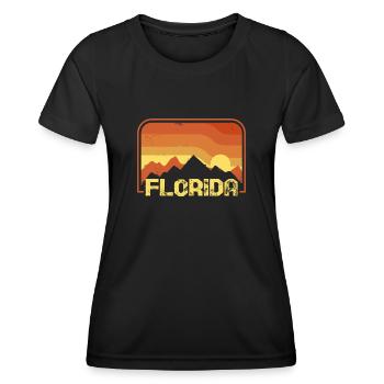 Florida - Women's Functional T-Shirt - black - Front - AI Model Female 172 light (172cm)