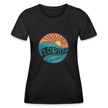 Florida - Women's Functional T-Shirt - black - Front - AI Model Female 172 light (172cm)