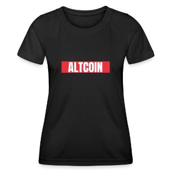 Altcoin Traders - T-shirt sport Femme - noir - Devant - AI Model Female 172 light (172cm)