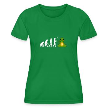 Altcoin Traders - Frauen Funktions-T-Shirt - Kelly Green - Vorne - AI Model Female 172 dark (172cm)