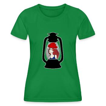 Forêt Noire Bollenhut Fille de la Forêt-Noire - T-shirt sport Femme - vert - Devant - AI Model Female 172 dark (172cm)