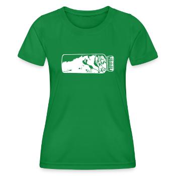 Zugspitze Wanderung - Frauen Funktions-T-Shirt - Kelly Green - Vorne - AI Model Female 172 dark (172cm)