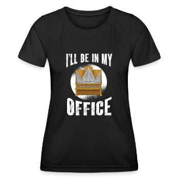 Organist: Organist, Church Organist, Organ - Women's Functional T-Shirt - black - Front - AI Model Female 172 light (172cm)