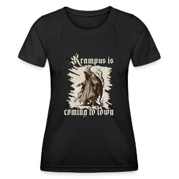 Crampus Shirt The evil awakens - Women's Functional T-Shirt - black - Front - AI Model Female 172 light (172cm)