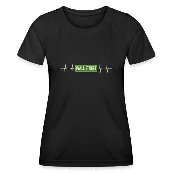 NY Stock Exchange Bull - Women's Functional T-Shirt - black - Front - AI Model Female 172 light (172cm)
