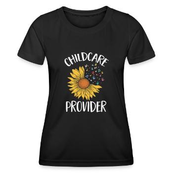 Childcare Teacher Educator - Women's Functional T-Shirt - black - Front - AI Model Female 172 light (172cm)