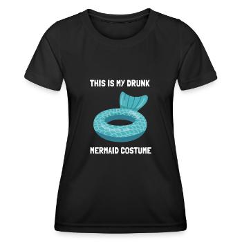 Summer Float Trip River Tube Tubing - Frauen Funktions-T-Shirt - Schwarz - Vorne - AI Model Female 172 light (172cm)