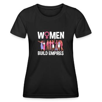 Feminismus Feministin - Frauen Funktions-T-Shirt - Schwarz - Vorne - AI Model Female 172 light (172cm)