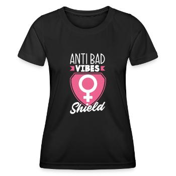 Feminismus Feministin - Frauen Funktions-T-Shirt - Schwarz - Vorne - AI Model Female 172 light (172cm)