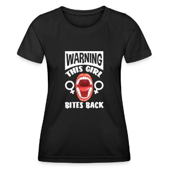 Feminismus Feministin - Frauen Funktions-T-Shirt - Schwarz - Vorne - AI Model Female 172 light (172cm)