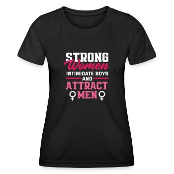 Feminismus Feministin - Frauen Funktions-T-Shirt - Schwarz - Vorne - AI Model Female 172 light (172cm)