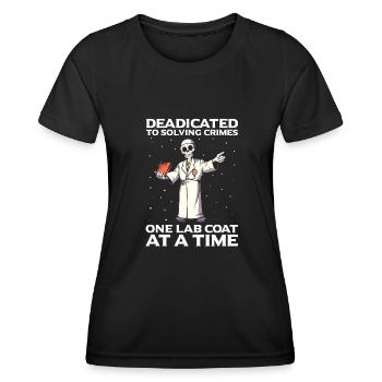 Forensische Kriminologie und Tatort-Ermittler - Frauen Funktions-T-Shirt - Schwarz - Vorne - AI Model Female 172 light (172cm)