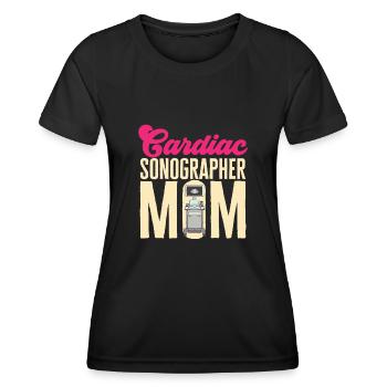 Kardiologe Medizinische Sonographie Ultraschall - Frauen Funktions-T-Shirt - Schwarz - Vorne - AI Model Female 172 light (172cm)