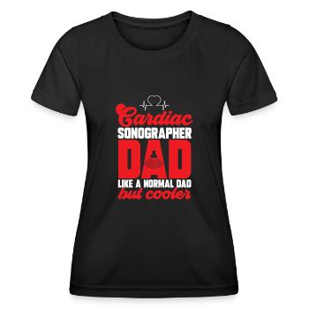 Kardiologe Medizinische Sonographie Ultraschall - Frauen Funktions-T-Shirt - Schwarz - Vorne - AI Model Female 172 light (172cm)