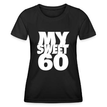 Sweet 60 - Women's Functional T-Shirt - black - Front - AI Model Female 172 light (172cm)
