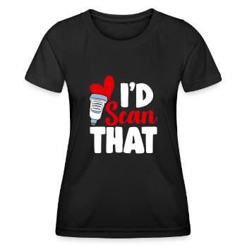 Kardiologe Medizinische Sonographie Ultraschall - Frauen Funktions-T-Shirt - Schwarz - Vorne - AI Model Female 172 light (172cm)