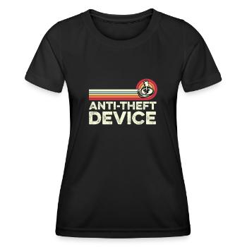 Anti Theft Device Funny Gearbox Manual - Women's Functional T-Shirt - black - Front - AI Model Female 172 light (172cm)