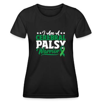 I Am A Cerebral Palsy Warrior Cerebral Palsy - Women's Functional T-Shirt - black - Front - AI Model Female 172 light (172cm)