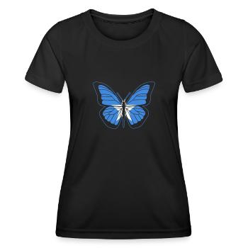 Somalie - T-shirt sport Femme - noir - Devant - AI Model Female 172 light (172cm)