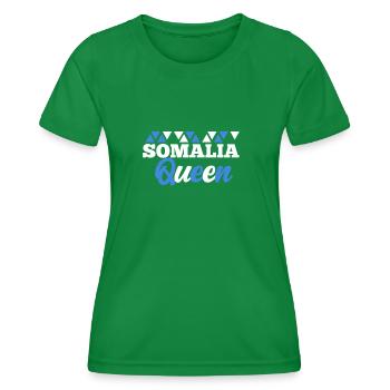 Somalie - T-shirt sport Femme - vert - Devant - AI Model Female 172 dark (172cm)