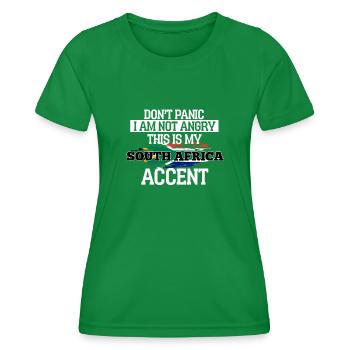 Südafrika - Frauen Funktions-T-Shirt - Kelly Green - Vorne - AI Model Female 172 dark (172cm)