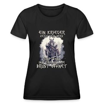 Walhalla Krieger Ragnars Erben und Odins Söhne - Frauen Funktions-T-Shirt - Schwarz - Vorne - AI Model Female 172 light (172cm)