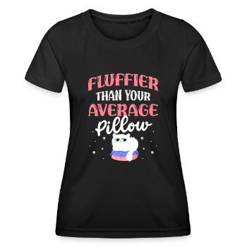 Chat persan Chat Amoureux Propriétaire de chat Persan Longhair C - T-shirt sport Femme - noir - Devant - AI Model Female 172 light (172cm)