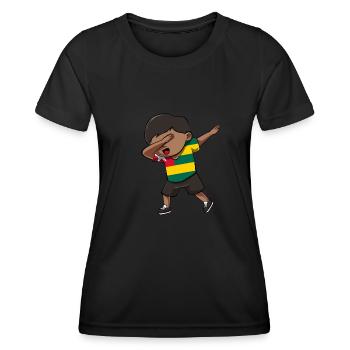 Togo - T-shirt sport Femme - noir - Devant - AI Model Female 172 light (172cm)