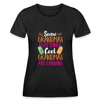 Canning, canning, canning, preserving food - Women's Functional T-Shirt - black - Front - AI Model Female 172 light (172cm)
