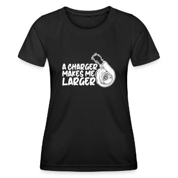 Turbocharger Werktsatt Auto Tuner - Women's Functional T-Shirt - black - Front - AI Model Female 172 light (172cm)