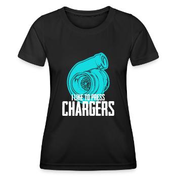 Turbocharger Werktsatt Auto Tuner Tuning - Women's Functional T-Shirt - black - Front - AI Model Female 172 light (172cm)