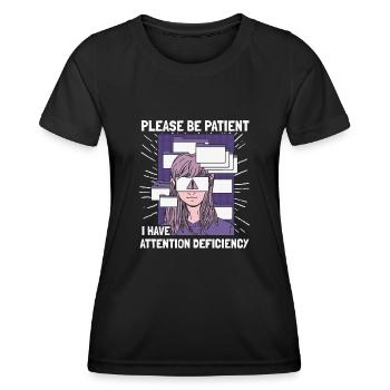 Psychologie Psychologe - Frauen Funktions-T-Shirt - Schwarz - Vorne - AI Model Female 172 light (172cm)