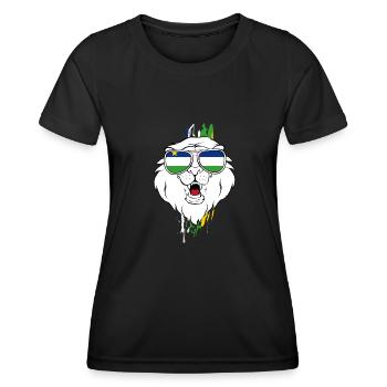 Central African Republic - Women's Functional T-Shirt - black - Front - AI Model Female 172 light (172cm)