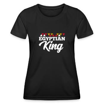 Égypte - T-shirt sport Femme - noir - Devant - AI Model Female 172 light (172cm)