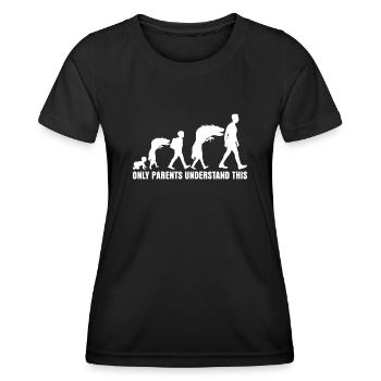Parents Mother Father - Women's Functional T-Shirt - black - Front - AI Model Female 172 light (172cm)