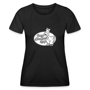 Dinosaurier Erwachsener Dinosaurier - Frauen Funktions-T-Shirt - Schwarz - Vorne - AI Model Female 172 light (172cm)