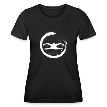 Schwimmer schwimmen Schwimm - Frauen Funktions-T-Shirt - Schwarz - Vorne - AI Model Female 172 light (172cm)