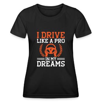 Führerschein bestanden Neuer Führerschein Fahren S - Frauen Funktions-T-Shirt - Schwarz - Vorne - AI Model Female 172 light (172cm)