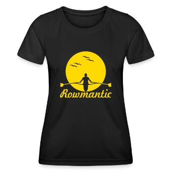 Ruderverein Ruderboot Rudern Ruderer - Frauen Funktions-T-Shirt - Schwarz - Vorne - AI Model Female 172 light (172cm)