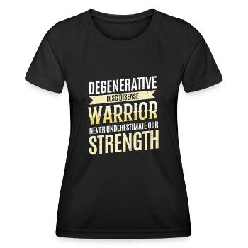 Degenerative disc disease Krieger Ddd - Women's Functional T-Shirt - black - Front - AI Model Female 172 light (172cm)