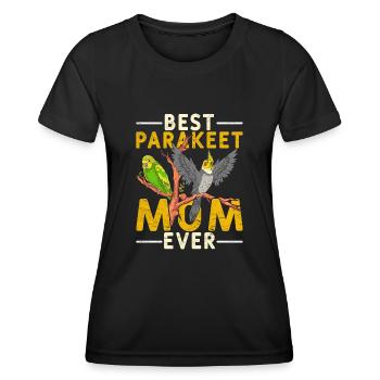 Beste Sittich Mama Muttertag Geschenk Sittich - Frauen Funktions-T-Shirt - Schwarz - Vorne - AI Model Female 172 light (172cm)