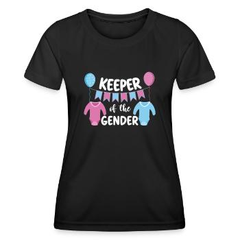 Keeper Of The Gender - Women's Functional T-Shirt - black - Front - AI Model Female 172 light (172cm)